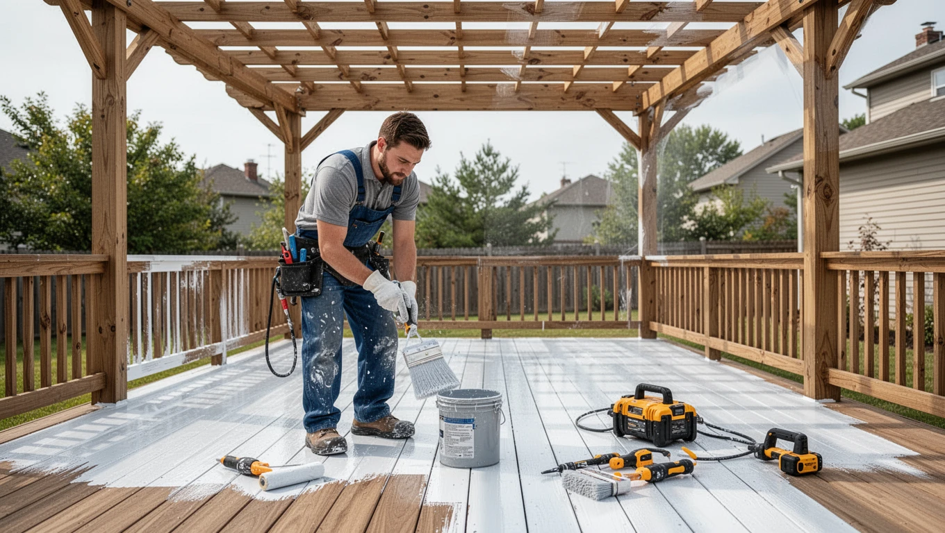 Deck & Pergola Staining