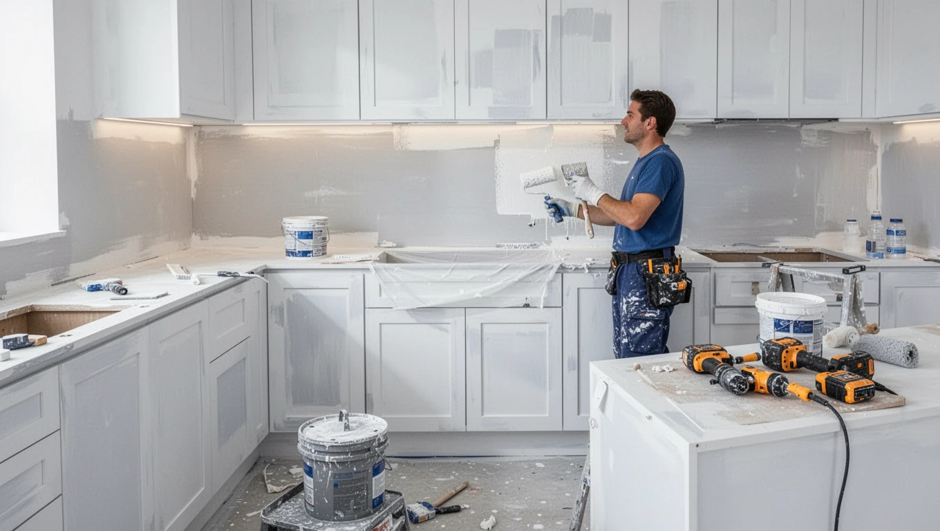 Cabinet & Kitchen Painting